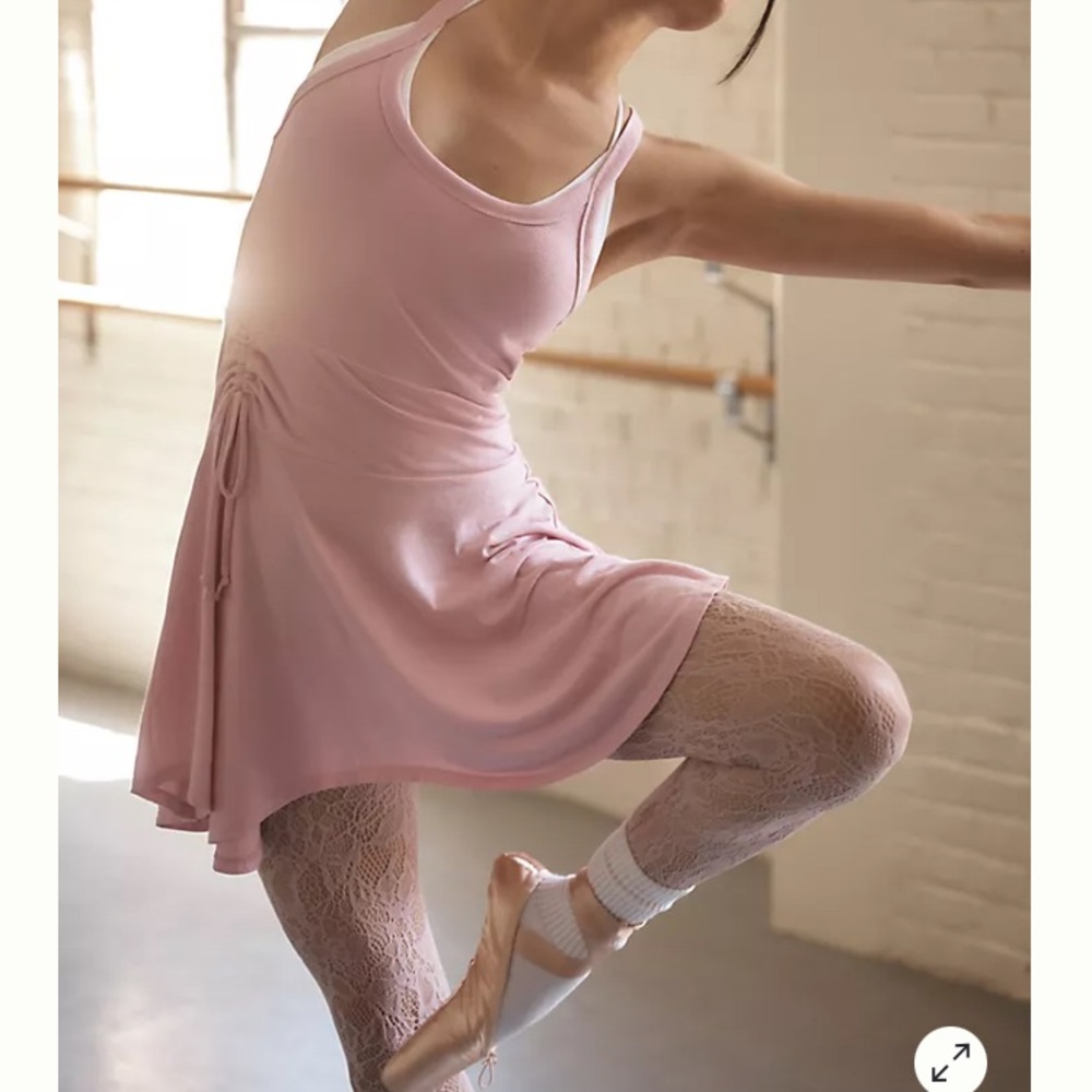 NWT Daily Practice Anthropologie Half Pipe Mini Pink Dress Sz S